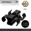 Abrazadera cable doble gestión cables pack 4