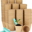 Macetas Turba 3.15pulg Biodegradables con Etiquetas Germinación