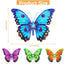 Decoración pared mariposa metal 3d para jardín y balcón
