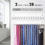 2 Soportes Corbata Madera 28 Ganchos Plegables