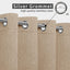 Cortinas exterior lino impermeables a prueba de viento