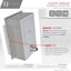 Fregadero cocina acero inox 27x19pulg con rejilla y tabla