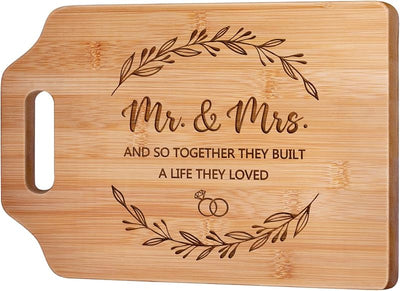 Regalos boda para parejas tabla cortar señor señora