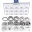 265 Pzas Anillo Retención Acero Inox 0.157-1.102pulg