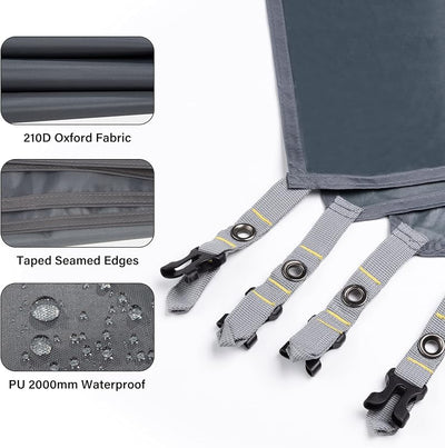 Lona impermeable para acampar picnic con bolsa