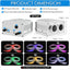 Set 1000 pzas luces estrella fibra optica para auto y hogar