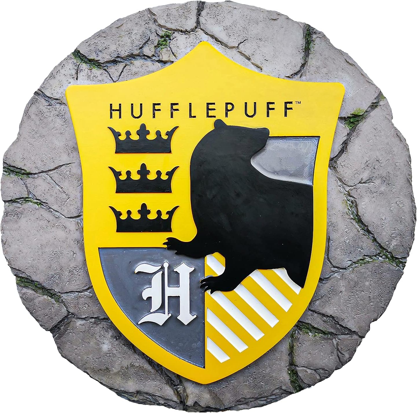 Piedra decorativa jardín Hufflepuff Harry Potter
