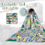 Alfombra lavable floral 2'6x8' antiderrap resistente