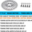 Rotor trasero Harley 11.8" acero inox taladrado