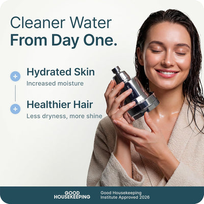 Cabezal ducha filtrado agua dura alta presión cromo