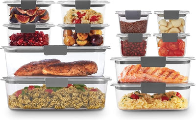 Tapas plástico sin BPA 14 pzas