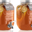 Dispensador bebidas 1gal acero inox 18/8 hermético set 2