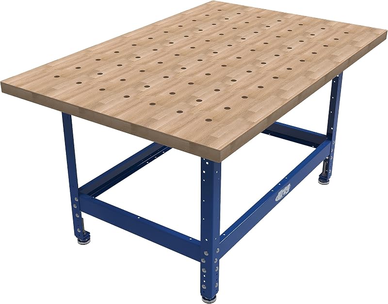 Tapa banco madera dura 32x48pulg con agujeros