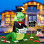 Decoraciones inflables dinosaurio 5ft luz LED patio fiestas
