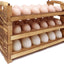 Soporte madera huevos apilable 54uds set 3