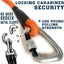 Correa cuerda perro mosqueton 1100lb 6ft para grandes