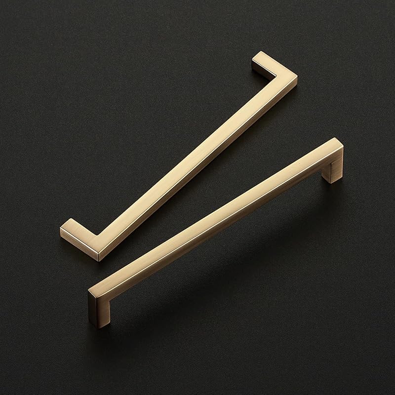 20 Manijas Barra Cuadrada 6.25" para Cajón Cocina