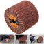 Rueda pulido abrasiva 60 grano 120x100mm para metal y madera