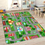 Tapete educativo para niños 5x7ft dormitorio aula