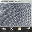 Toldo parasol rectangular 12x16ft color gris plateado