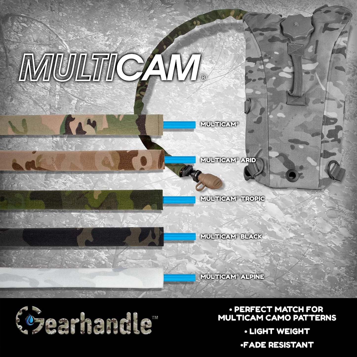 Funda tubo bebida Multicam Pack Hidratación