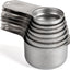 Set 7 Tazas Medidoras Acero Inox Apilables