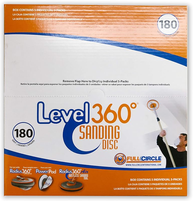 Discos lija grano 180 5 pack de 5