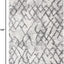 Alfombra área 9x12ft gris marfil diseño abstracto moderno
