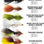 Moscas para pesca trucha Woolly Bugger Surtido