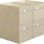 Set 4 Cubos Almacenamiento Tela 30L 15.7x11.8x9.8"
