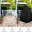 Funda silla colgante patio resistente UV impermeable negro