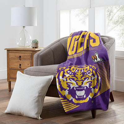Manta polar LSU Tigers NCAA 60x80" ultrasuave