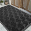 Tapete antiderrap puerta exterior 47x32pulg negro