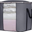 Bolsas almacenamiento mantas 120L transpirables asas gris