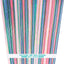 Pajitas aluminio iridiscente fiesta 7.75pulg pack 100
