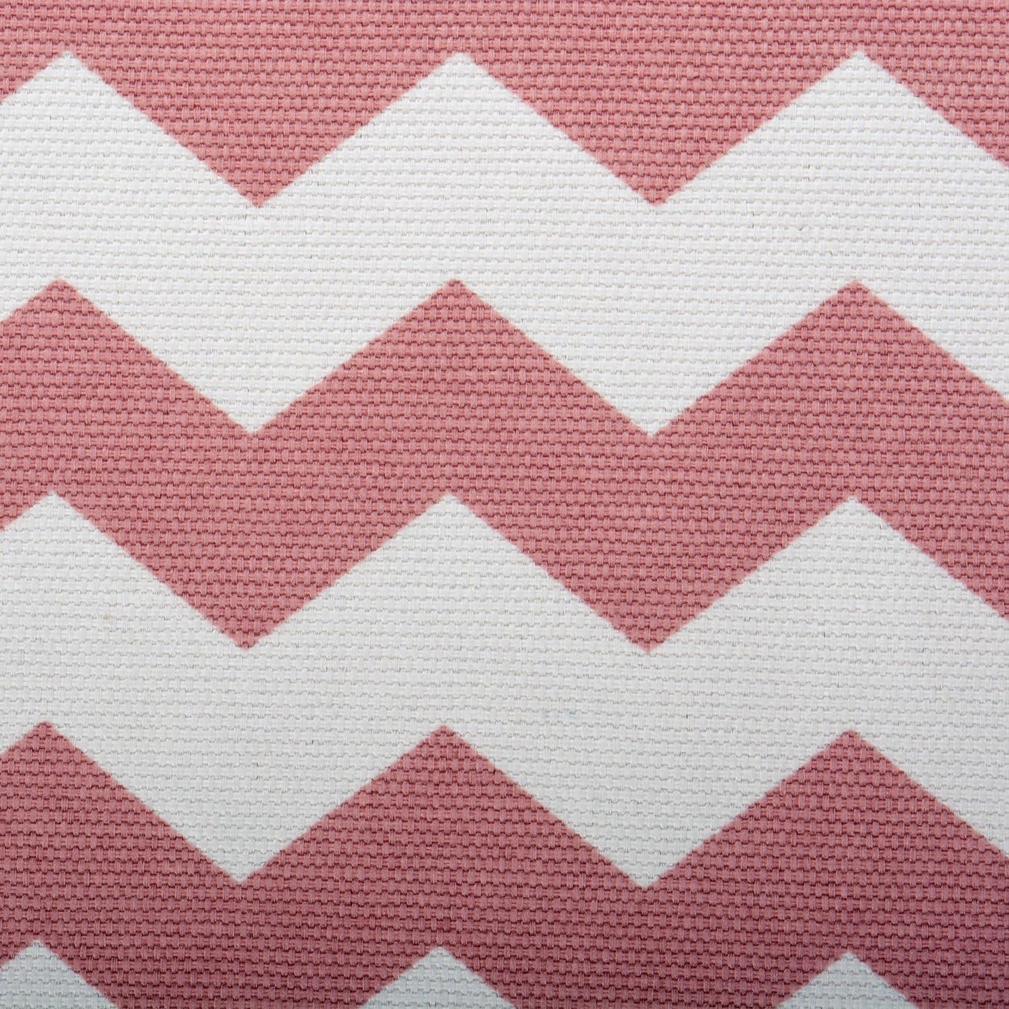 Cesta plegable poliéster diseño cheurón rosa grande