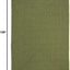 Alfombra lavable exterior 6x9ft verde reversible no pelusa