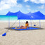 Tapete playa a prueba de arena impermeable grande