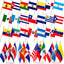 Banderas palitos hispanos 22 paises 5x8pulg decoracion mes hispano