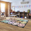 Alfombra educativa con caritas sonrientes para niños