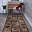 Alfombra pasillo multicolor 3x8ft colorblock