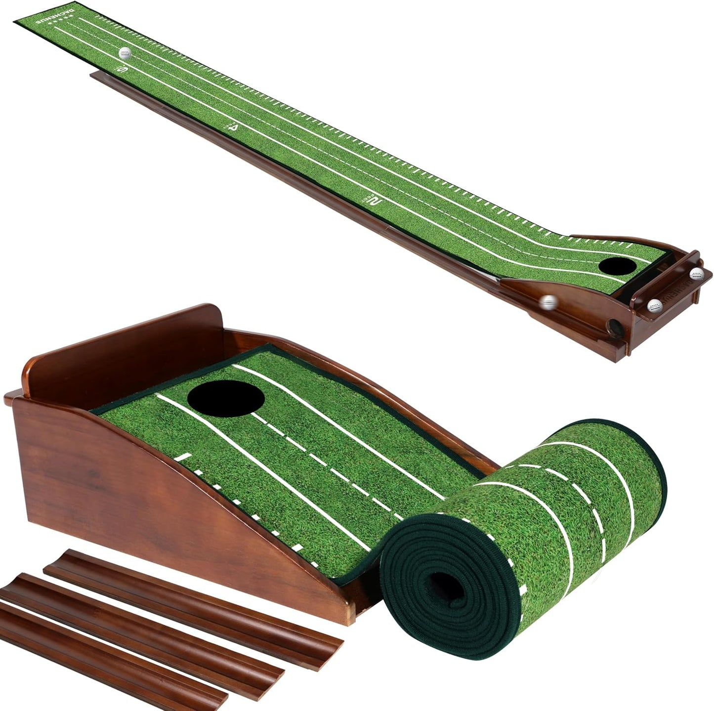Alfombrilla golf interior exterior con retorno automático