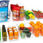 Set 8 organizadores transparentes para refrigerador