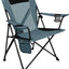 Silla plegable campamento exterior doble bloqueo gris