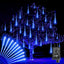 Luces Navidad al aire libre 12" LED 240 luces impermeable