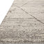 Alfombra decorativa gris carbón 2'7"x4'