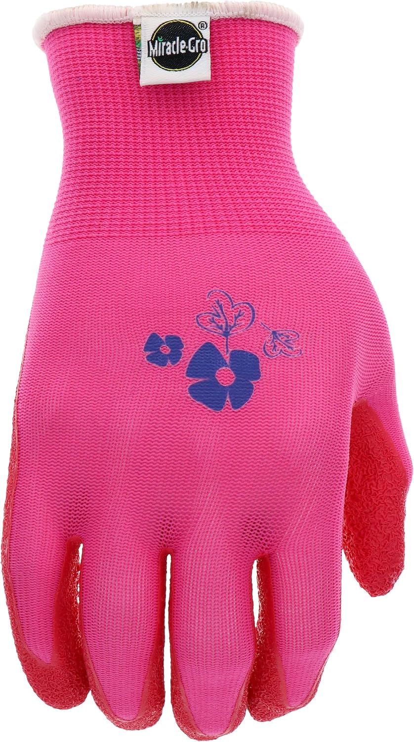 Guantes jardinería látex antideslizantes elásticos