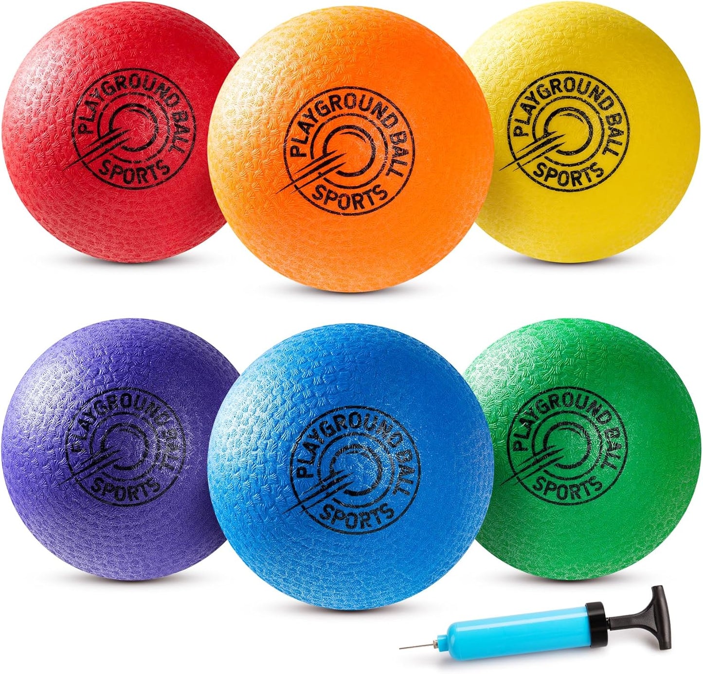 Pelotas kickball 8.5pulg suaves 6 o 12 pzas