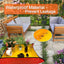 Tapete trasplante grueso naranja 39x30pulg impermeable jardinería