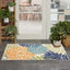 Tapete tela interiores exteriores 36x60pulg multicolor